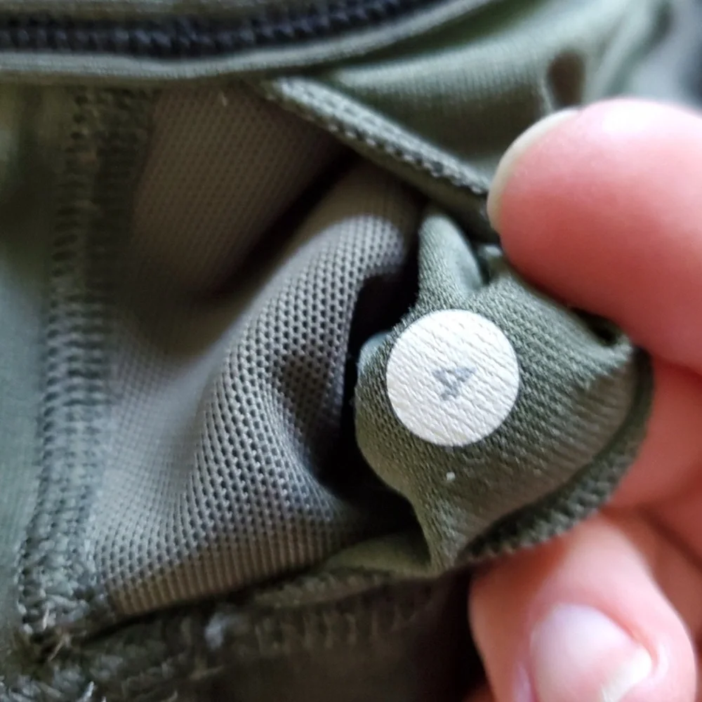 Lululemon Athletica Flow Y Bra Savasana Camo Fatigue Green Size 4